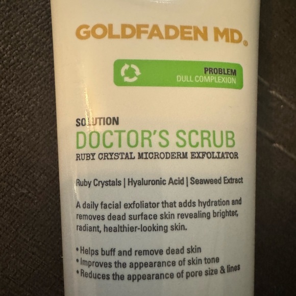 NWT: Goldfaden MD. Ruby Crystal Microderm Dr’s Scrub Exfoliater - Picture 4 of 5
